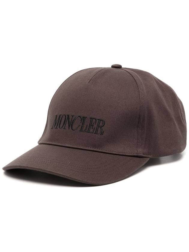 Embroidered logo ball cap brown - MONCLER - BALAAN 2