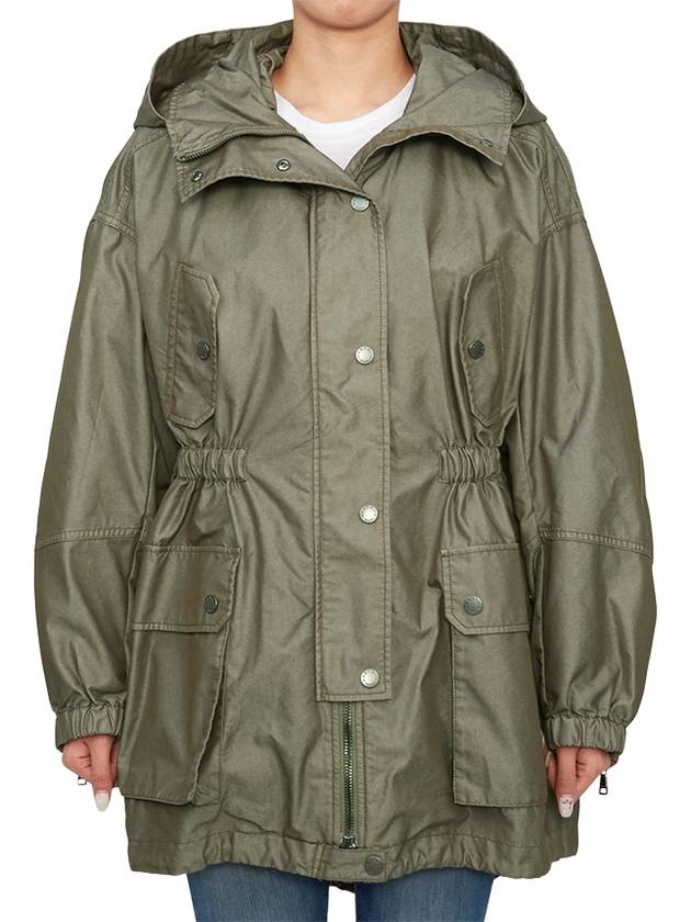 Olinda Hooded Jacket Khaki - MAX MARA - BALAAN 3