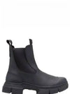 Rubber Chelsea Boots Black - GANNI - BALAAN 2