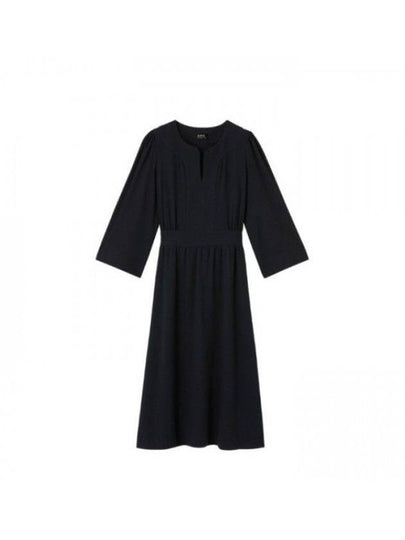 Robe New Long Dress Navy - A.P.C. - BALAAN 2