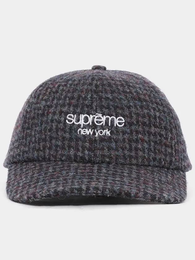 Harris Tweed 6 panel cap FW24H100 DK BLUE - SUPREME - BALAAN 2