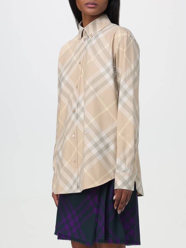 Vintage Check Cotton Long Sleeve Shirt Beige - BURBERRY - BALAAN 4