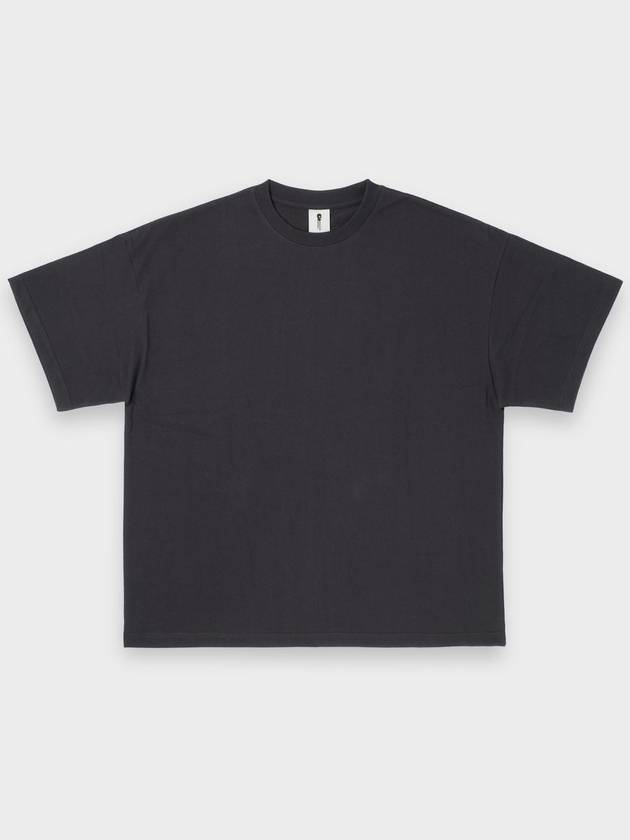 Oversize Fit Paper Tape Tee Charcoal - STOCKHOLM SYNDROME - BALAAN 3