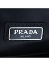 Triangle Logo Saffiano Leather Clutch Bag Black - PRADA - BALAAN 10