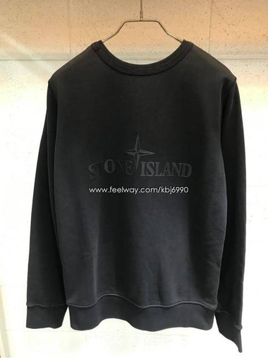 Men's logo print wappen 2way sweatshirt 701560151 V0020 - STONE ISLAND - BALAAN 1