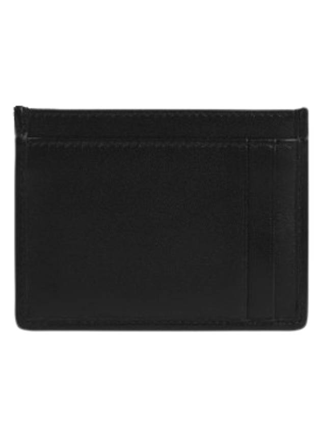 Matelasse Nappa Leather Card Wallet Black - MIU MIU - BALAAN 3