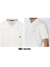 Chest Logo Short Sleeve Polo Shirt White - CP COMPANY - BALAAN 8