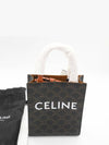 Triomphe Vertical Cavas Small Tote Bag Tan - CELINE - BALAAN 2