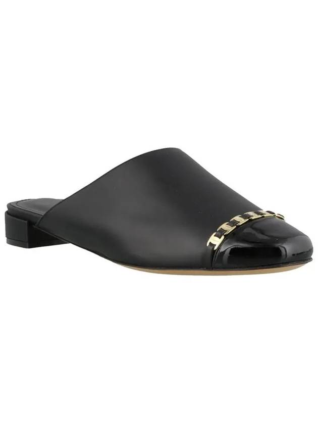 Women's Muggia Leather Bloafers Black - SALVATORE FERRAGAMO - BALAAN 3