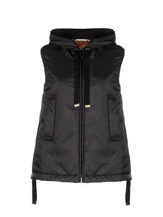 The Cube Hooded Technical Vest Black - MAX MARA - BALAAN 2