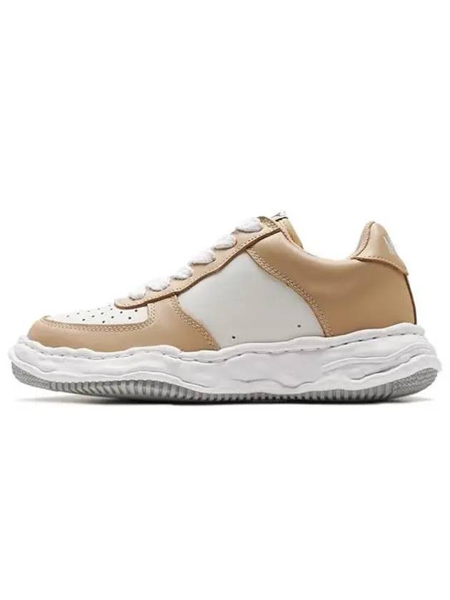 Wayne OG sole leather low top sneakers beige A08FW706BEIGE - MIHARA YASUHIRO - BALAAN 1