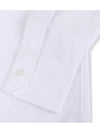 4 Bar Stripe Cotton Long Sleeve Shirt Medium Blue - THOM BROWNE - BALAAN 6