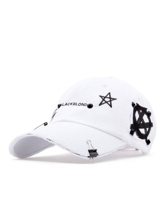 BBD Reflection Logo No Sympathy Cap White - BLACKBLOND - BALAAN 2