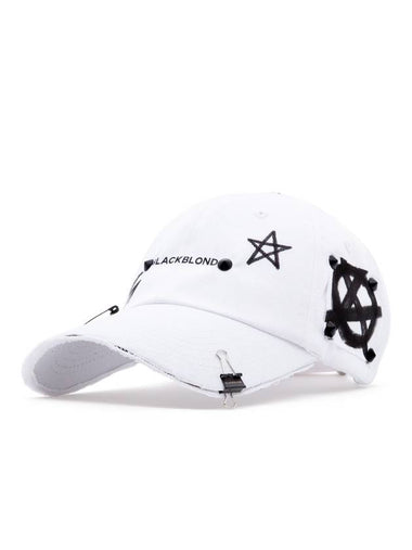 Reflection Logo No Sympathy Cap White - BLACKBLOND - BALAAN 1