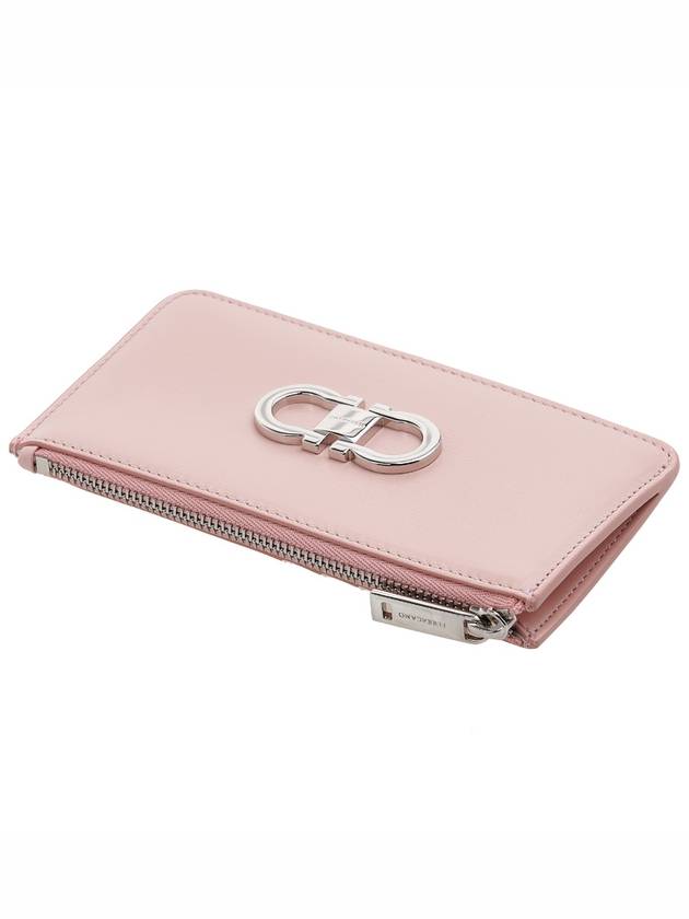 Ferragamo Women's Gancini Card Holder 22 0629 NYLUND PIN 0770768 - SALVATORE FERRAGAMO - BALAAN 4