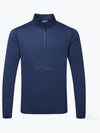 Golf Dri Fit Victory Half Zip Long Sleeve T-Shirt Navy - NIKE - BALAAN 2