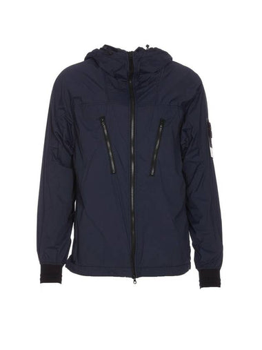 Skin Touch Nylon TC Hooded Jacket Navy - STONE ISLAND - BALAAN 1