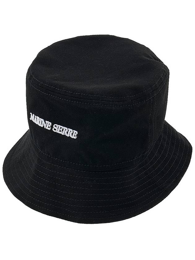 Logo embroidered bucket hat UHG030 BK99 - MARINE SERRE - BALAAN 10