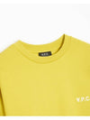 Clint Chest Logo Sweatshirt Yellow - A.P.C. - BALAAN 3