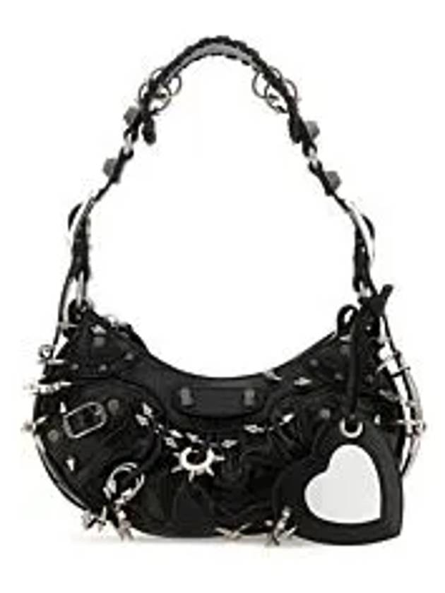 Le Cargol XS Metal Detail Shoulder Bag Black - BALENCIAGA - BALAAN 7