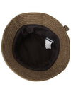 Le Bob Gadjo Bow Bucket Hat Dark Brown - JACQUEMUS - BALAAN 6