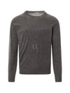 Cashmere Silk Knit Top Grey - BRUNELLO CUCINELLI - BALAAN 2