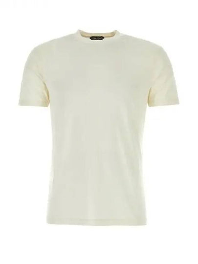 Lyocell cotton crewneck t shirt 270436 - TOM FORD - BALAAN 1