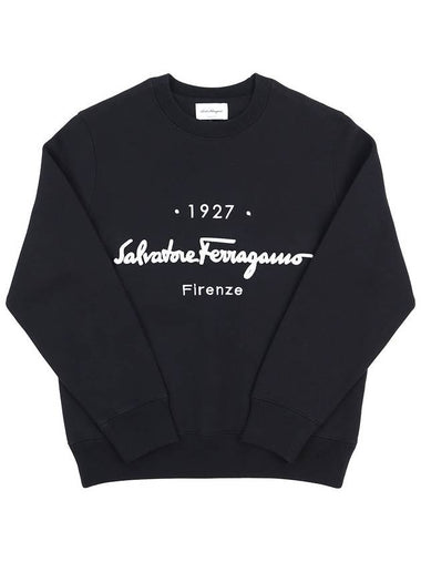 Ferragamo Women s 1927 Signature Logo Sweatshirt 110831 0760538 - SALVATORE FERRAGAMO - BALAAN 1