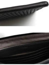 Intrecciato Document Leather Clutch Bag Black - BOTTEGA VENETA - BALAAN 4