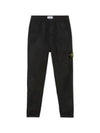 31019 Nylon Metal Econyl Track Pants Black - STONE ISLAND - BALAAN 2