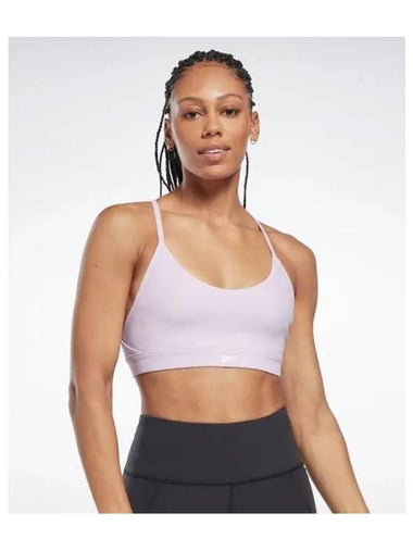 LUX STRAPPY Sports Bra Top Women Violet HT6147 - REEBOK - BALAAN 1