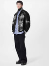 Men s Jacket Varsity Blouson Black 1AAUZ0 - LOUIS VUITTON - BALAAN 4