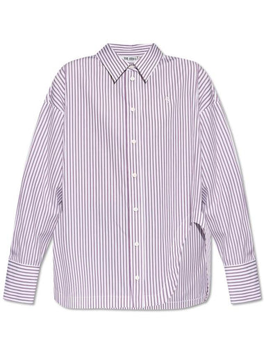 The Attico Shirt With Logo, Women's, Purple - THE ATTICO - BALAAN 1