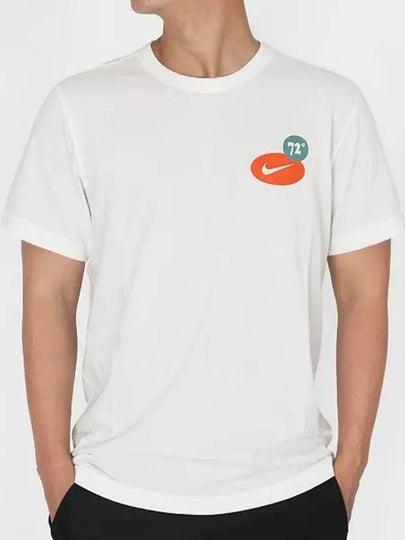 Dri Fit 3MO GFX Short Sleeve T-Shirt White - NIKE - BALAAN 2