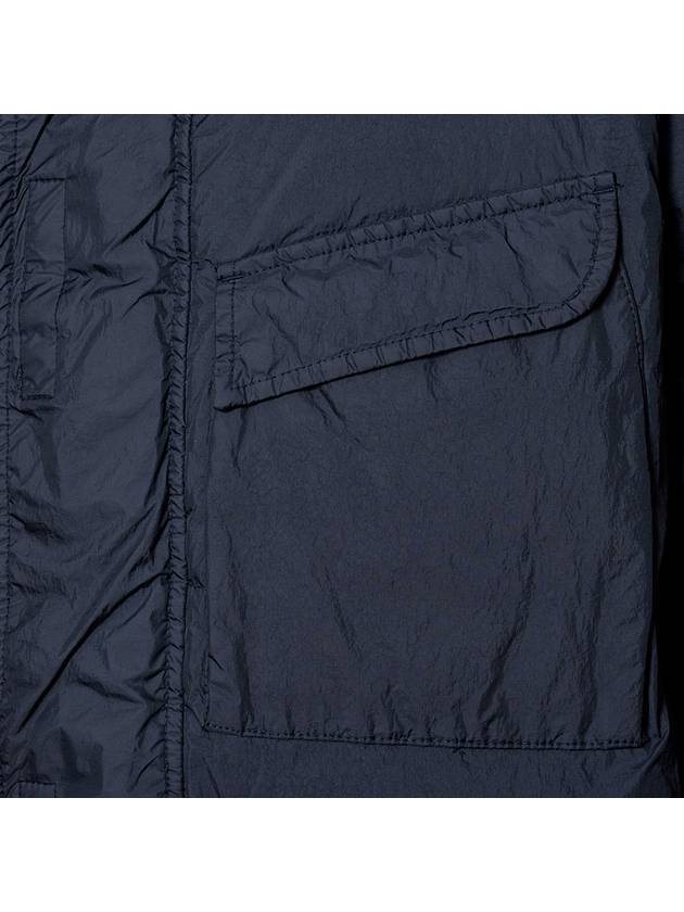 Wappen Patch Crinkle Reps Long Padding Navy - STONE ISLAND - BALAAN 6