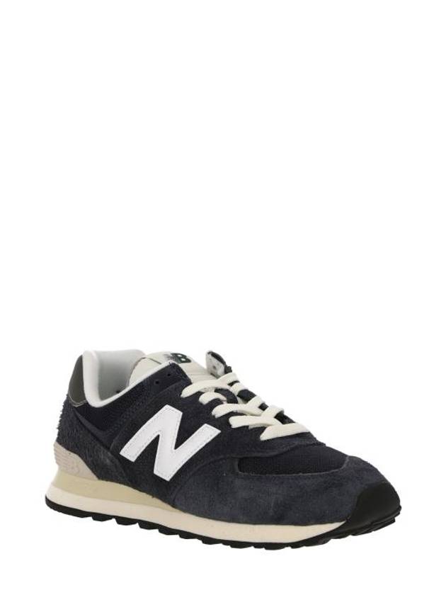 574 Heritage Low Top Sneakers Navy - NEW BALANCE - BALAAN 3