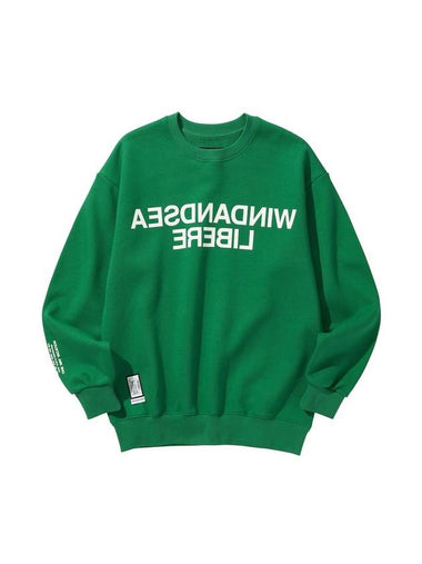 WDS x CREWNECK SWEAT SHIRT GREEN - LIBERE - BALAAN 1