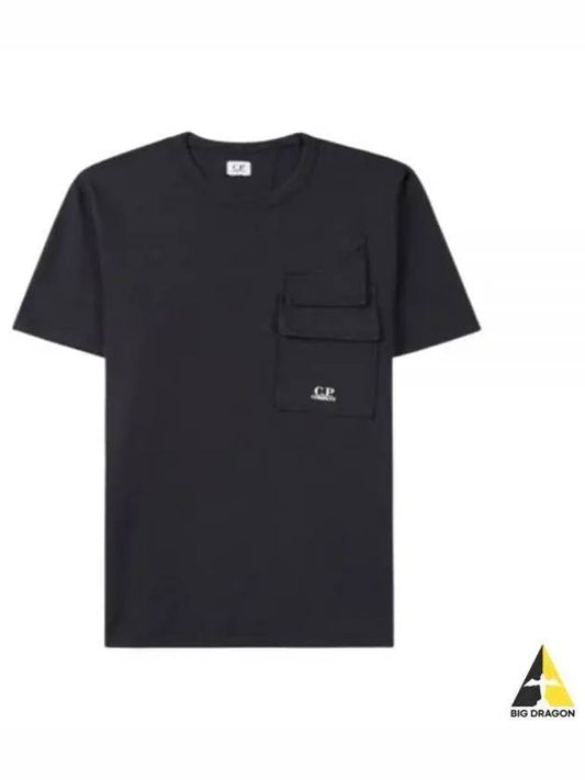 20 1 Jersey Flap Pocket T Shirt 16CMTS211A 005697G 888 Jersey Flap Pocket T-Shirt - CP COMPANY - BALAAN 2