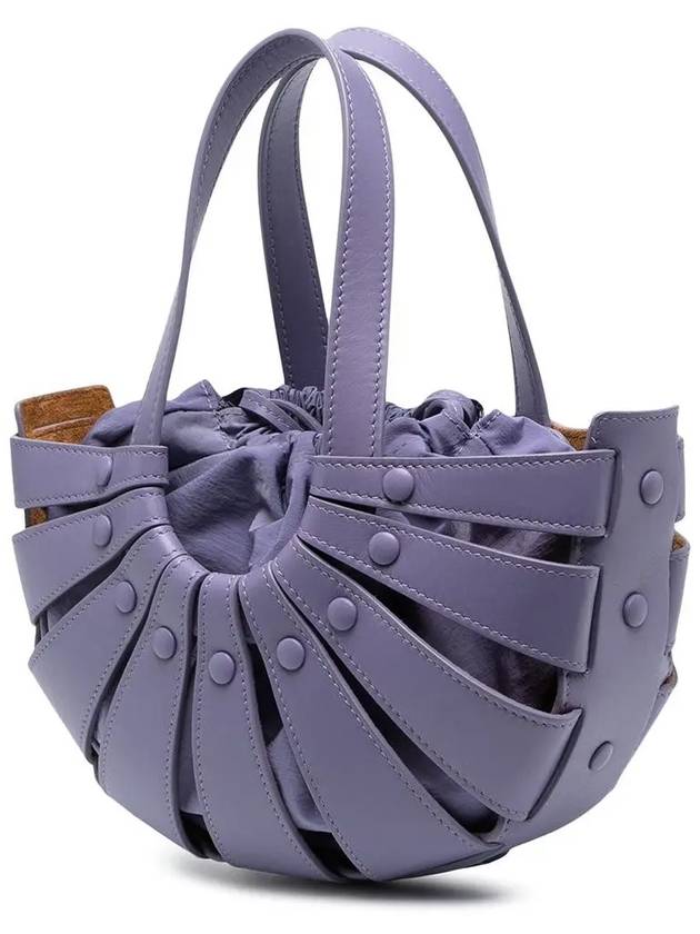 Shell Cut-out Tote Bag Purple - BOTTEGA VENETA - BALAAN 4