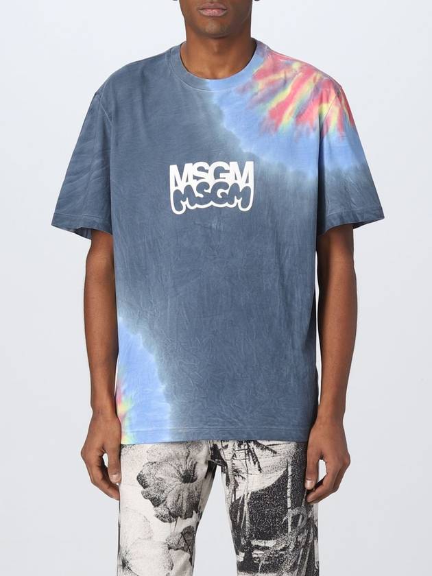 T-shirt Msgm con logo e stampa tie dye - MSGM - BALAAN 1