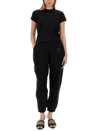 T By Alexander Wang Jogging Pants With Logo - ALEXANDER WANG - BALAAN 2