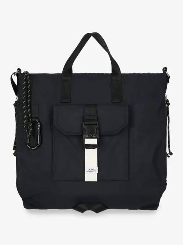 Buckle Detail Zip-Up Tote Bag Navy - A.P.C. - BALAAN 2