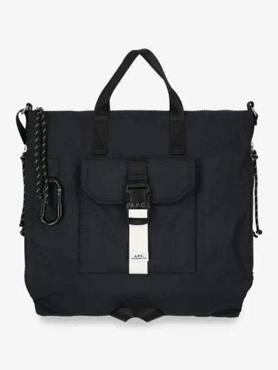 Buckle Detail Zip-Up Tote Bag Navy - A.P.C. - BALAAN 2