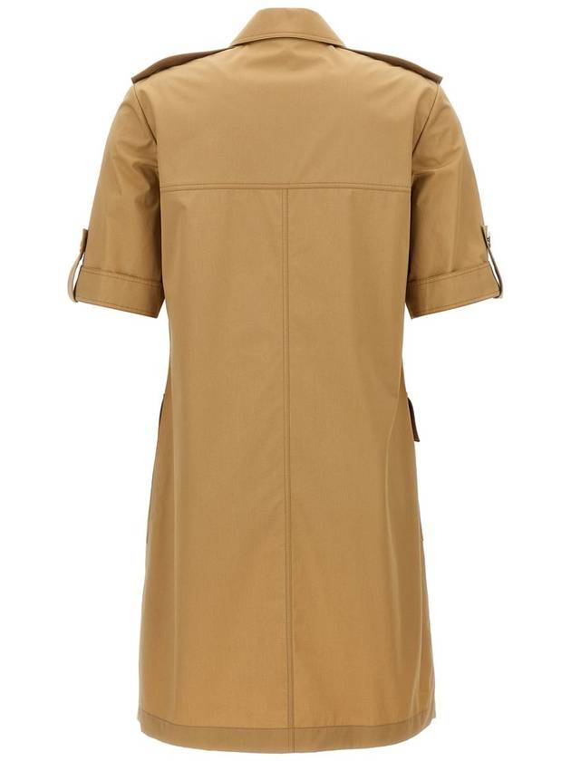 Camp Button Up Midi Dress Safari Sand - TORY BURCH - BALAAN 3