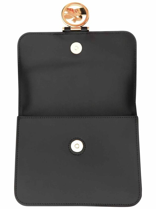 Box Trot Logo Small Leather Cross Bag Black - LONGCHAMP - BALAAN 4