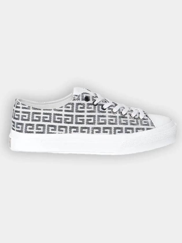 4G City Jacquard Low Top Sneakers White Black - GIVENCHY - BALAAN 2