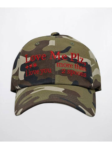 Lovemeplz Camo Ball Cap - MYDEEPBLUEMEMORIES - BALAAN 1