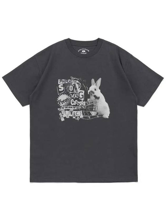 SHOPPING CARROT T SHIRTS CHARCOAL - POLYGRAM - BALAAN 1