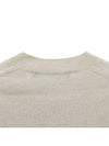 Face Patch Crop Cardigan White - ACNE STUDIOS - BALAAN 8