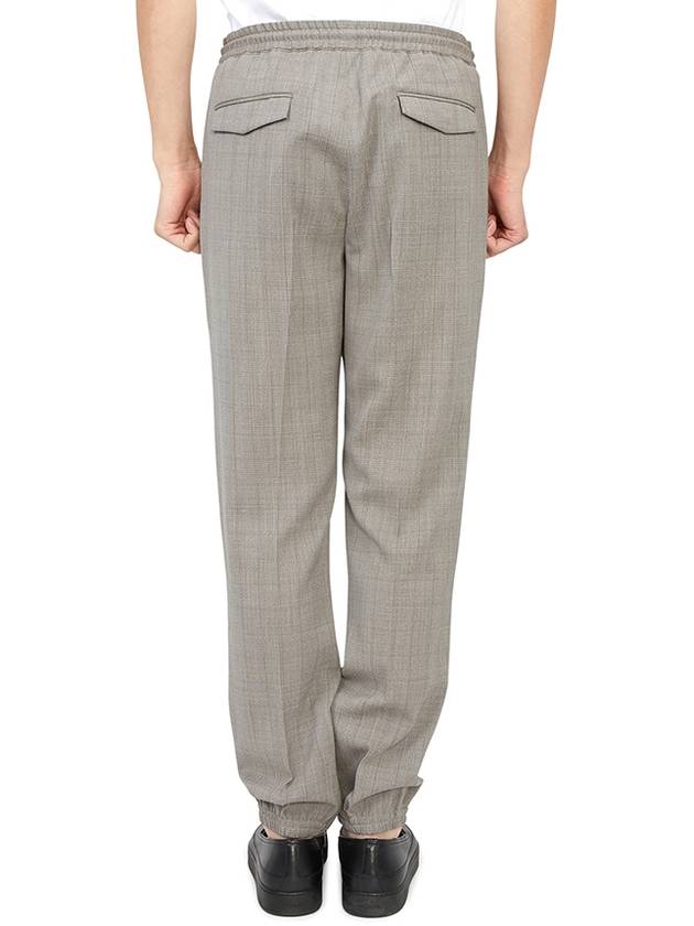 Wool Twill Track Pants Grey - DIOR - BALAAN 5